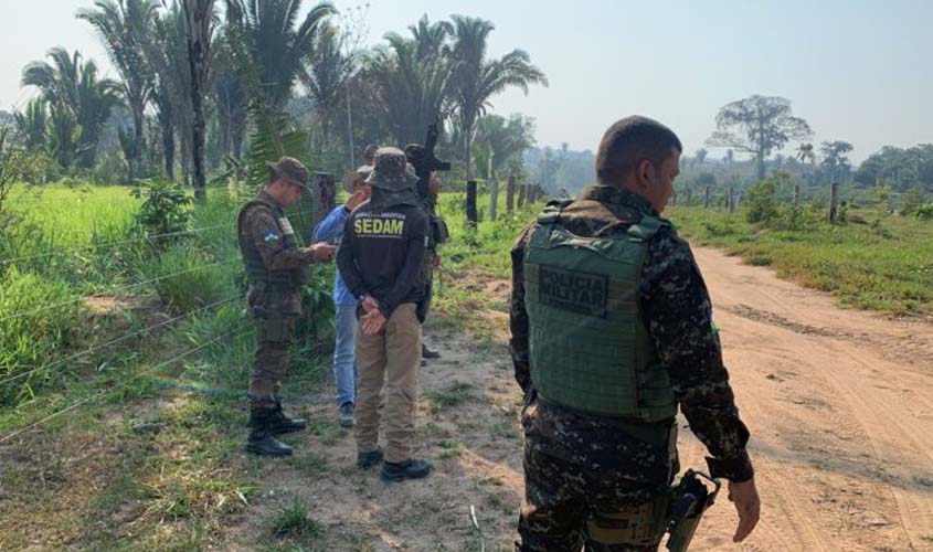 Ações de desocupação do Parque Estadual de Guajará-Mirim apresentam balanço com a Operação Mapinguari