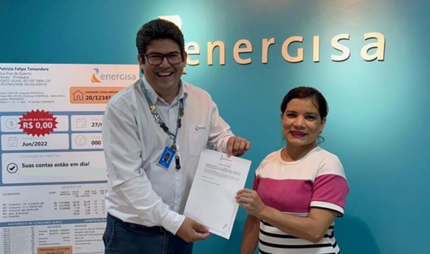 Energisa premia vencedora da promoção 'Dois Anos de Conta Grátis'  