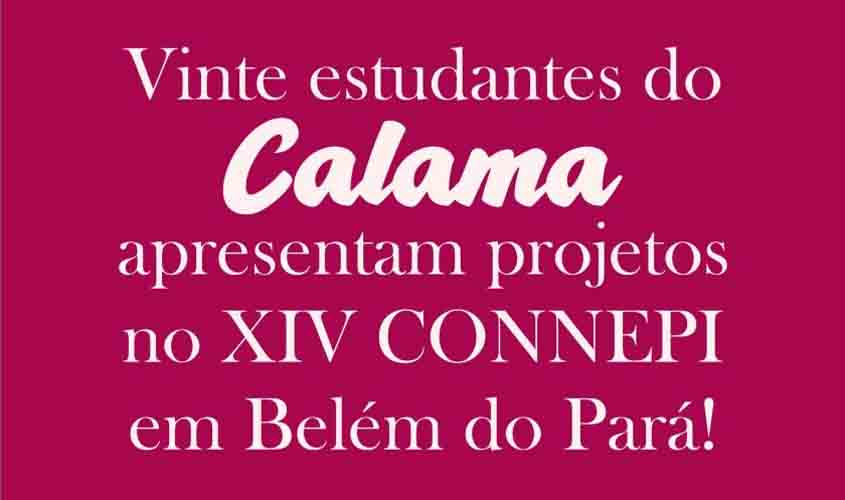 Vinte estudantes do Campus Calama apresentam projetos no XIV CONNEPI em Belém