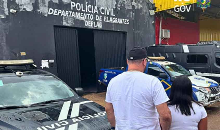 POLÍCIA CIVIL PRENDE MULHER ACUSADA DE DUPLO HOMICÍDIO EM PORTO VELHO