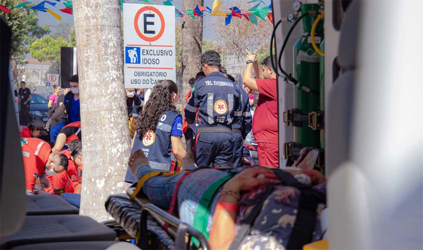 Acidentes com motos aumentam demanda por atendimentos do SAMU