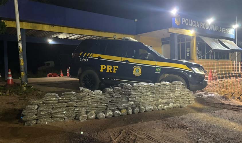 PRF apreende mais de 200 kg de 'supermaconha' na BR-364 