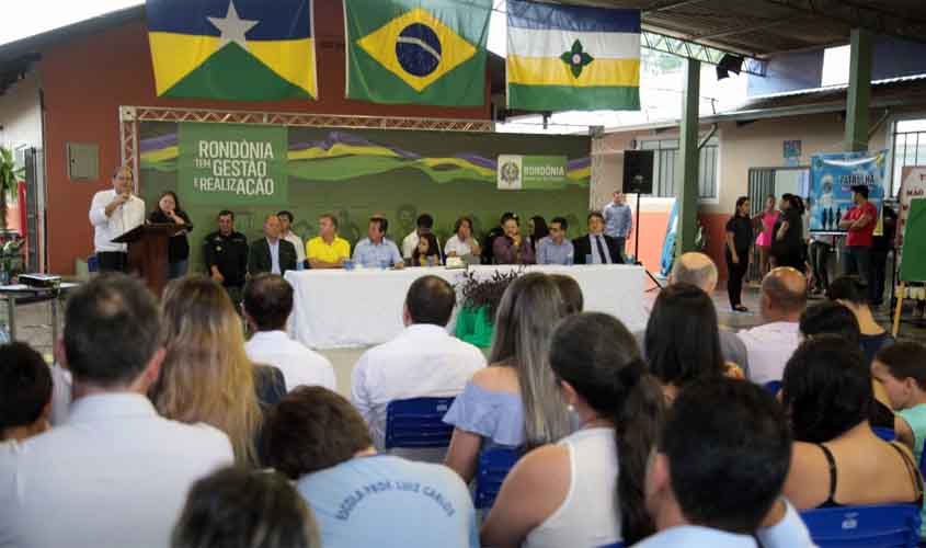 Vilhena recebe investimento em educação e instalação da Patrulha Maria da Penha no aniversário de 41 anos