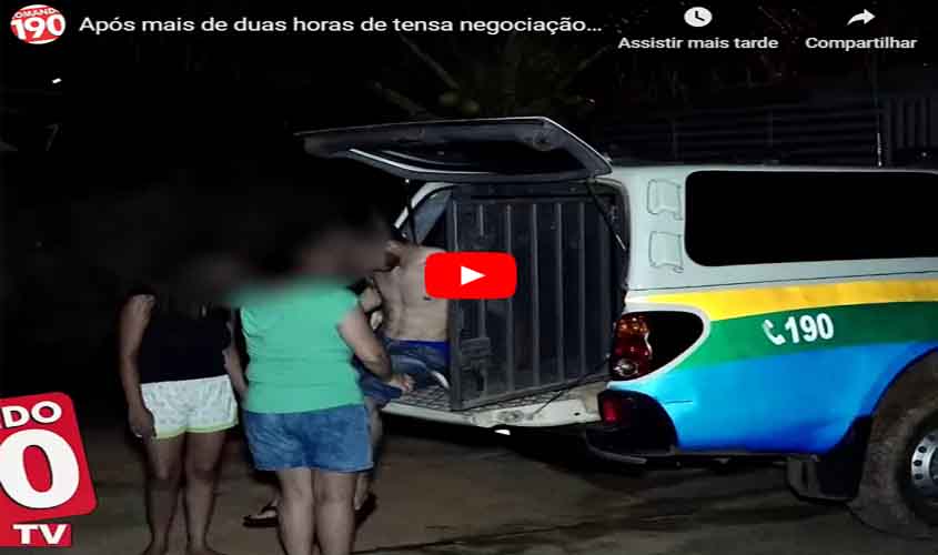 Assista a reportagem completa da prisão dos assaltantes que mantiveram uma família refém por mais de duas horas, em Ji-Paraná