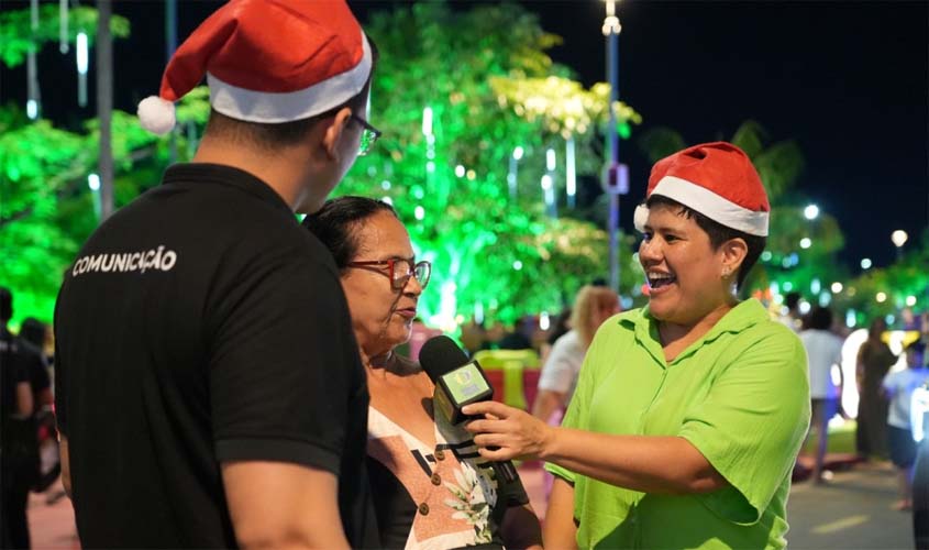 Transmissão ao vivo marca abertura do Natal 
