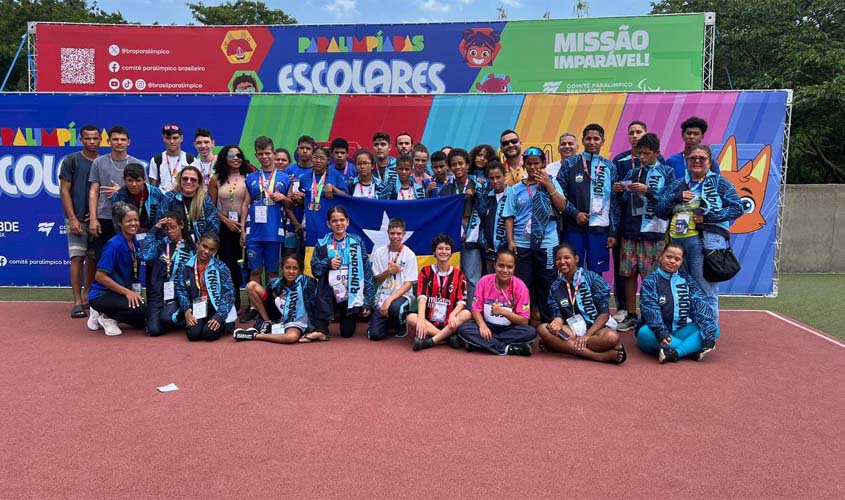 Rondônia ganha 24 medalhas nas Paralimpíadas Escolares