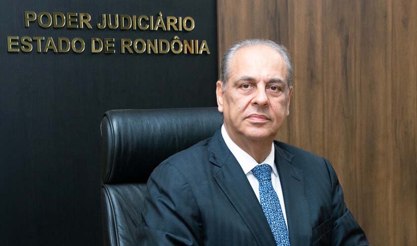 Presidente do TJRO assume Governo de Rondônia nesta terça