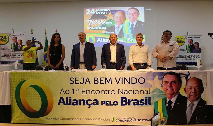 Encontro do Aliança pelo Brasil movimentou Porto Velho nesta sexta-feira