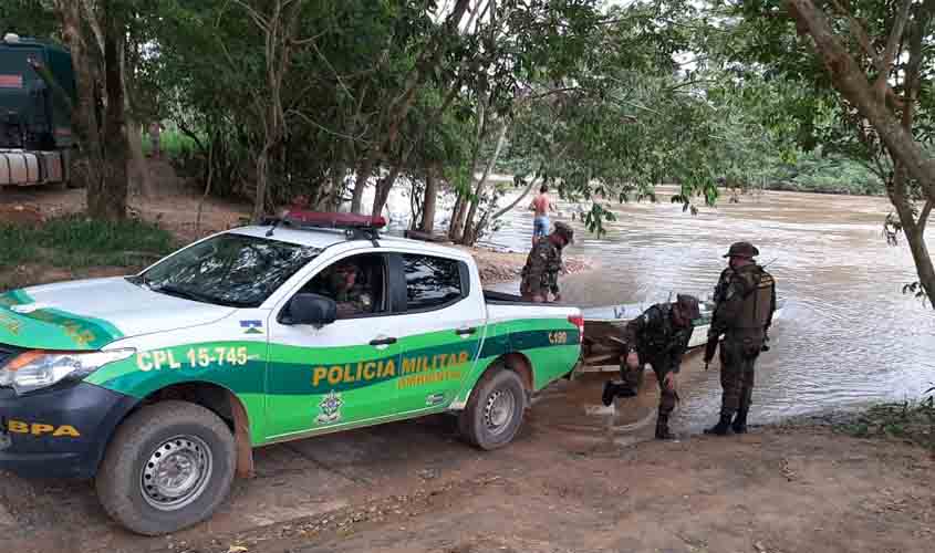 Policia Ambiental intensifica fiscalização no Rio Jaru durante piracema