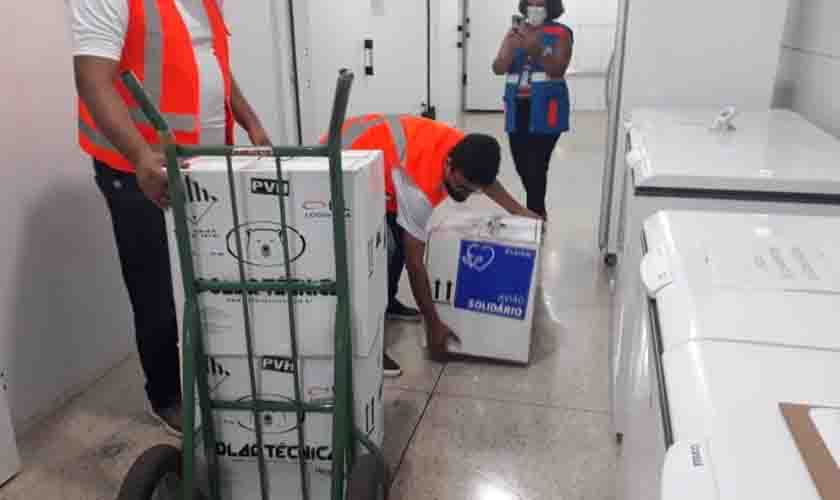 Rondônia recebe a terceira remessa de imunizantes pediátricos contra a covid-19