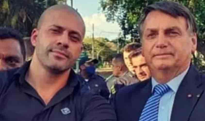 O recado de Bolsonaro ao amigo Daniel Silveira