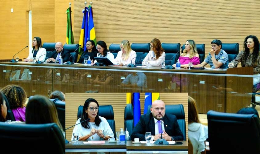 Violência doméstica: Integrantes do MPRO debatem o tema em audiência pública na Assembleia Legislativa