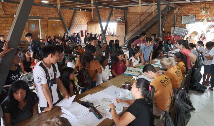 Semasf realiza atendimento itinerante na Aldeia Iterap para etnia Arara