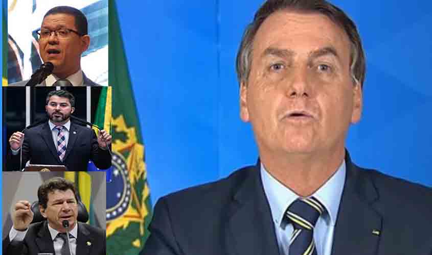 Marcos Rocha, Ivo Cassol, Marcos Rogério: pré candidatos para 2022, todos contam com Bolsonaro