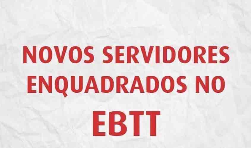 Novos professores de Rondônia são enquadrados no EBTT