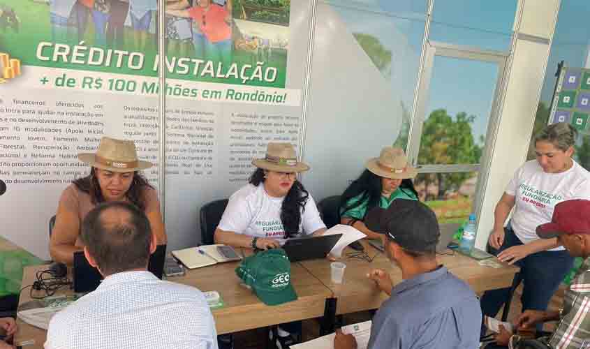 Incra participa de audiência pública na Rondônia Rural Show e realiza atendimentos no estande