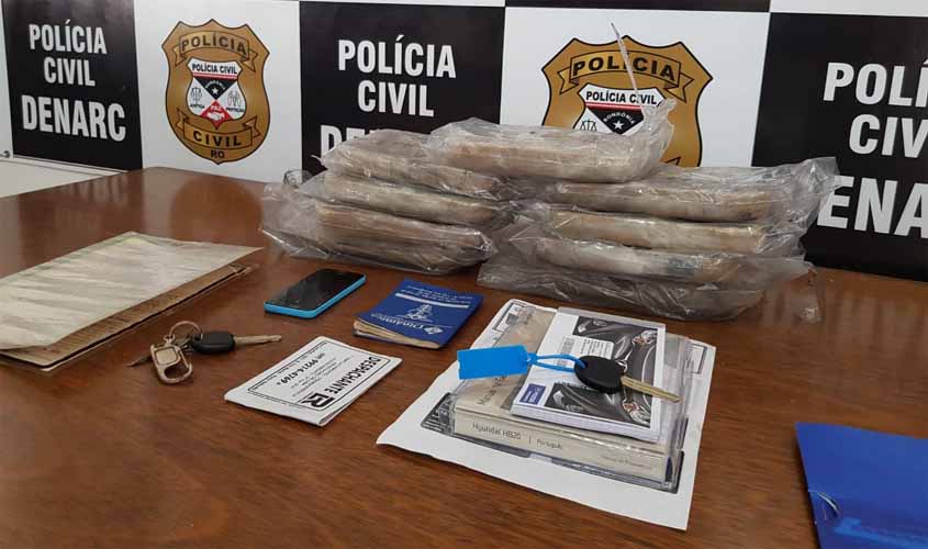 Denarc apreende quase 10 Kg de cocaína e prende três suspeitos na capital