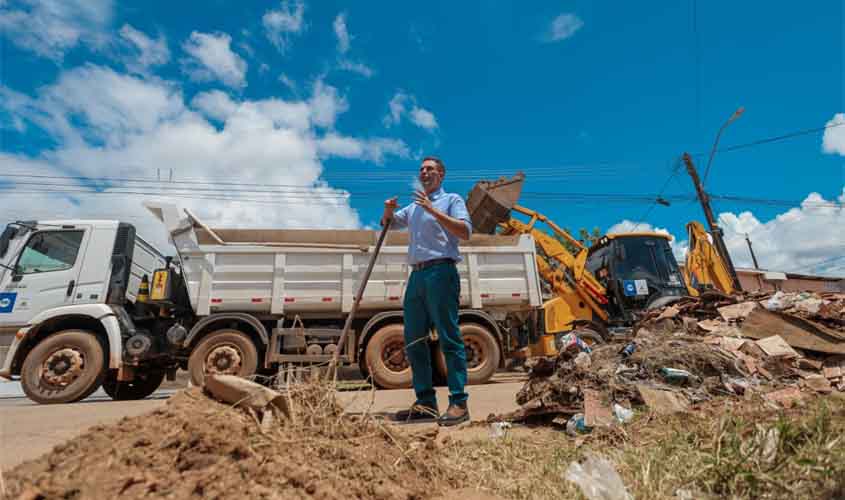 Sob liderança de Léo Moraes, Porto Velho passa pela maior ação de limpeza pública de sua história