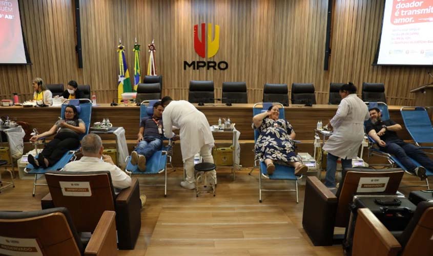 MPRO promove campanha de doação de sangue em 2026