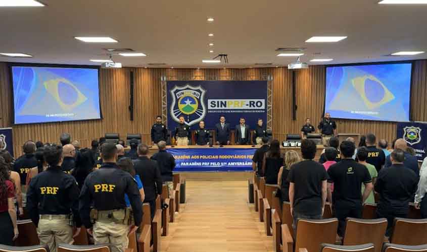 PRF celebra aniversário com homenagens a servidores e familiares em Porto Velho