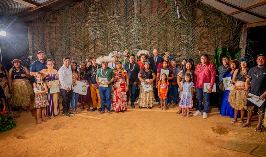 TJRO realiza Casamento Comunitário Cinta Larga