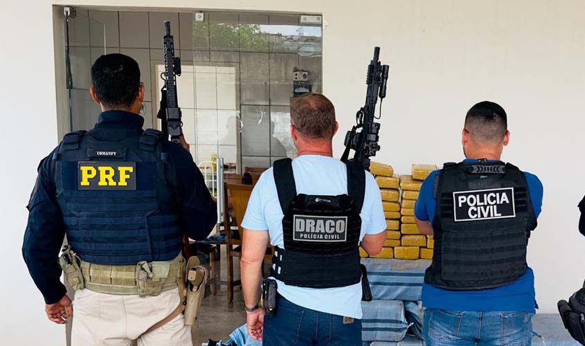 PRF apreende mais de meia tonelada de drogas