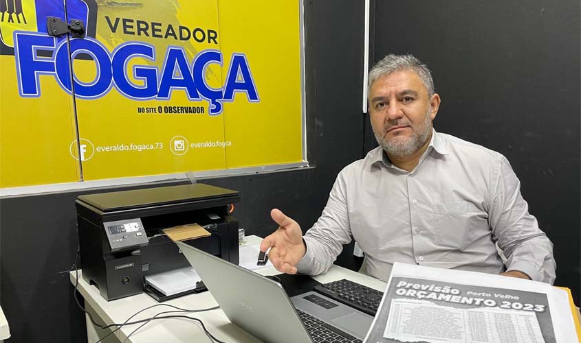 Orçamento 2023 chega à CCJR da Câmara Municipal de Porto Velho com aumento de 26,2%, informa vereador Fogaça