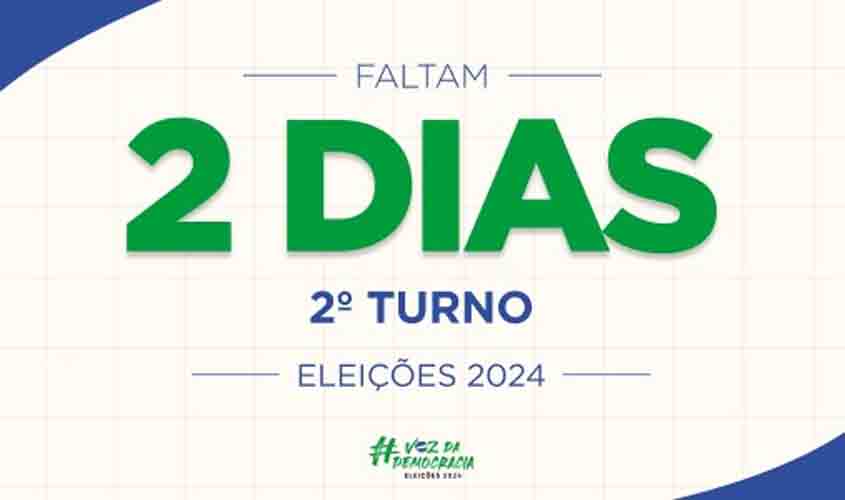 Faltam 2 dias: integrantes das forças de segurança com armas devem ficar a 100 m de locais de votação