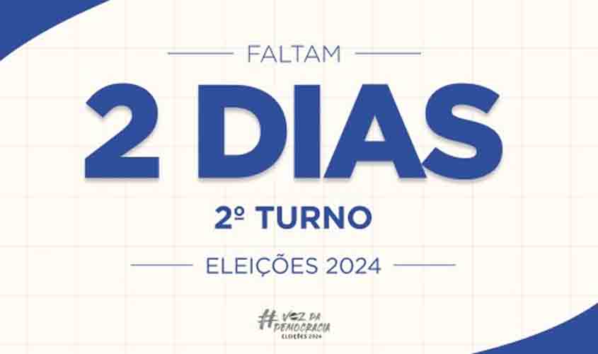 Faltam 2 dias: zerésima garante que a urna não contém votos antes do início da votação