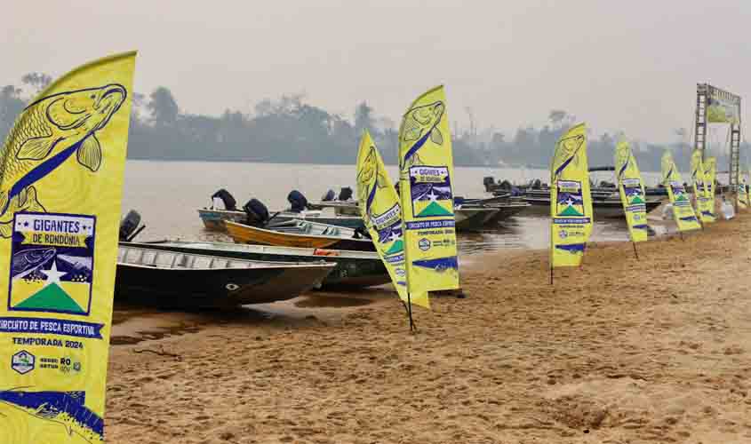 Tudo pronto para a etapa do Circuito de Pesca Esportiva Gigantes de Rondônia