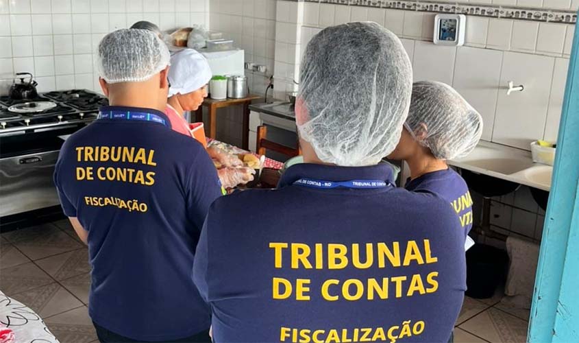 TCE-RO fiscaliza merenda escolar em 6 cidades