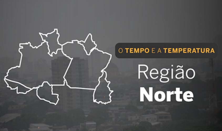 Sábado (25) com pancadas isoladas no Norte