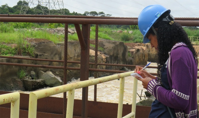 Estudantes do Campus Ariquemes conhecem laboratório de reprodução de peixe da Hidrelétrica Santo Antônio