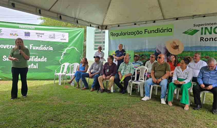 Cláudia de Jesus lidera regularização fundiária histórica em Ji-Paraná