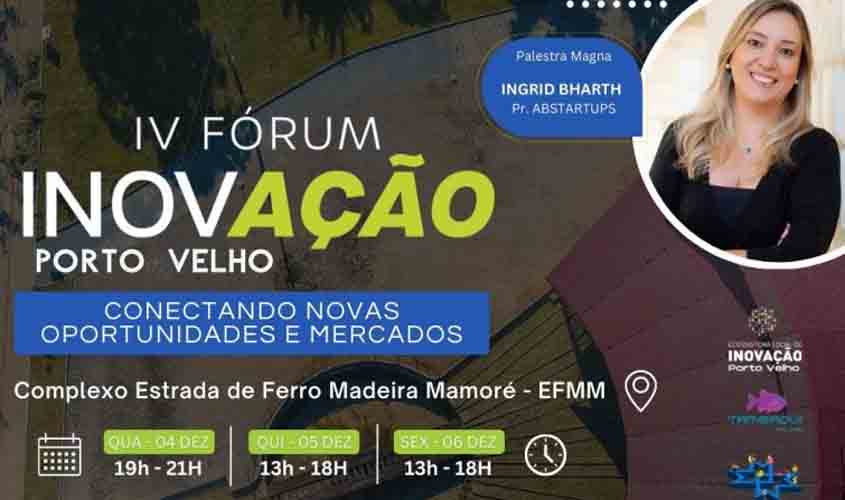 Palestra Magna com Ingrid Bharth abre a programação do IV Fórum de Inovação da Agência de Desenvolvimento