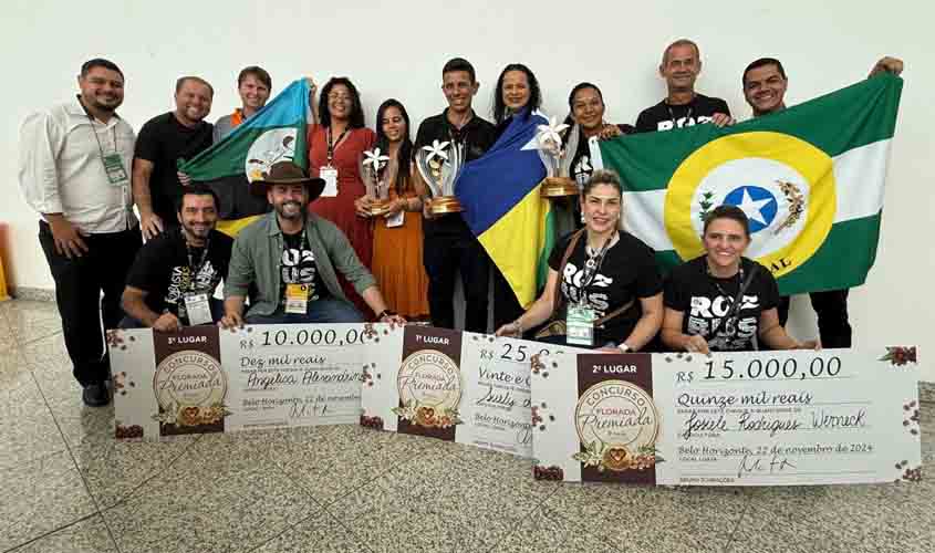 Cássio Gois prestigia a SIC e comemora vitória de Rondônia na categoria Canéfora