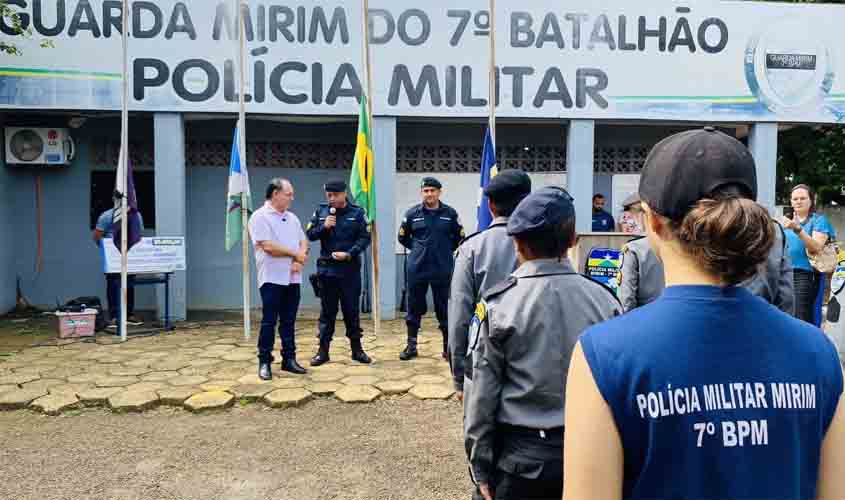 Pedro Fernandes reforça estrutura do projeto 'Renovar' da Polícia Militar Mirim em Ariquemes