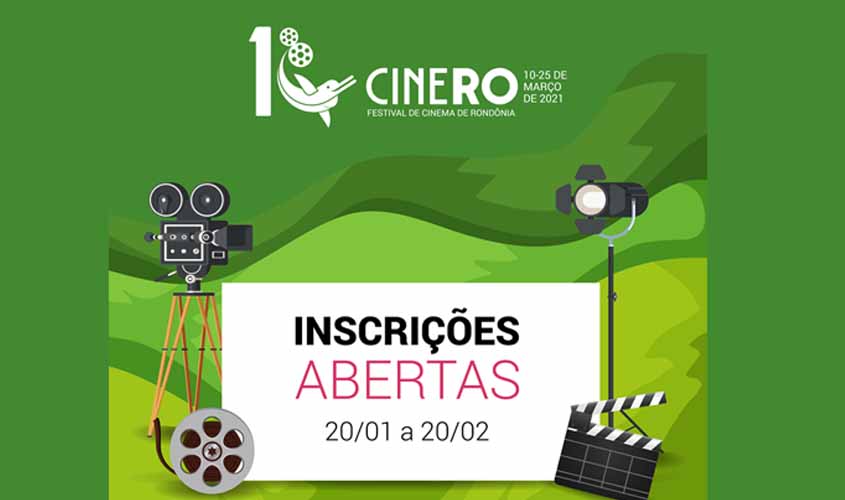 Inscrições abertas para a primeira edição do Festival de Cinema de Rondônia (Cine RO)