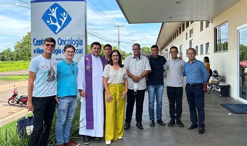 ASSDACO e Centro Oncológico de Cacoal recebem visita especial; um momento de fé, solidariedade e esperança