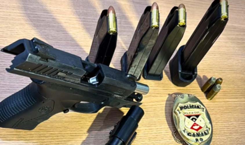 Polícia Civil cumpre mandado e apreende arma em Porto Velho