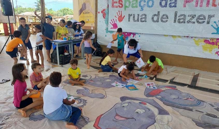 Distrito de União Bandeirantes recebe projeto Rua de Lazer e Cidadania