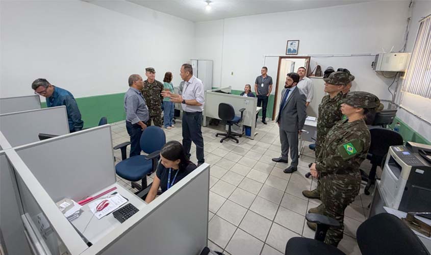Junta Militar de Porto Velho recebe visita da 12ª Região Militar