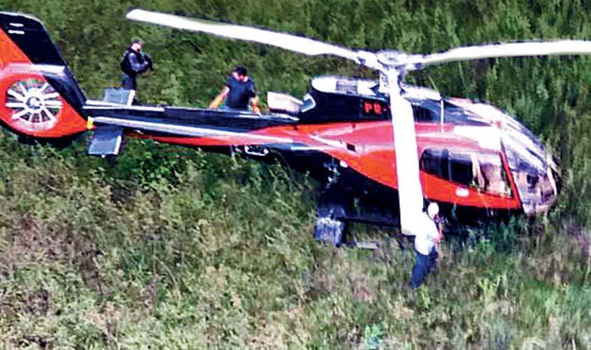 Helicóptero apreendido pode ter sido usado em morte de líder do PCC