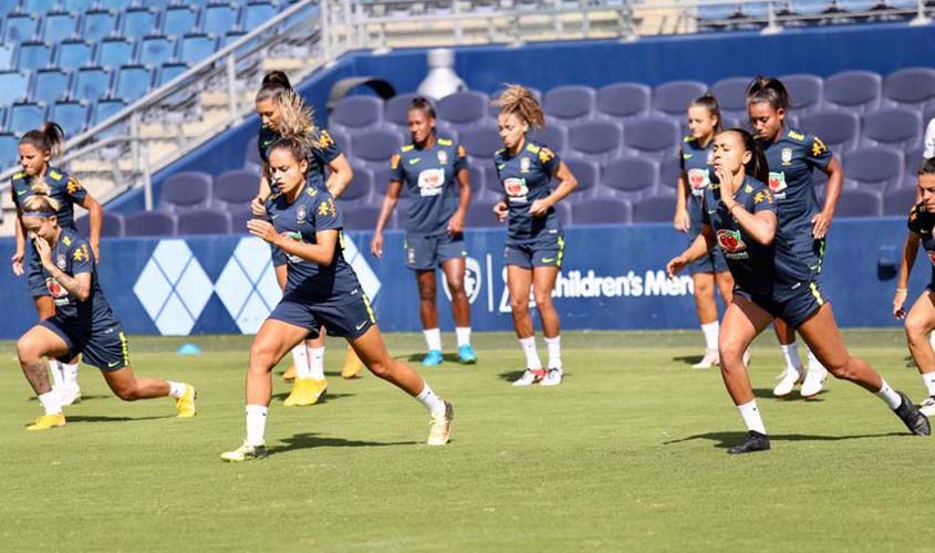 Futebol feminino do Brasil estreia hoje no Torneio das Nações nos EUA