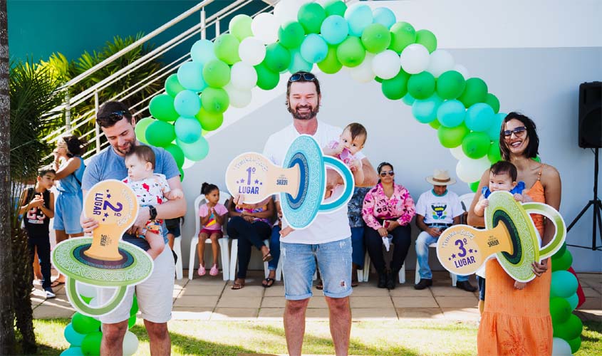 ‘Tem Criança Na Praça’: Corrida de Bebês e 1º GP de Velocípede diverte público no 5º Sicoob Sabor