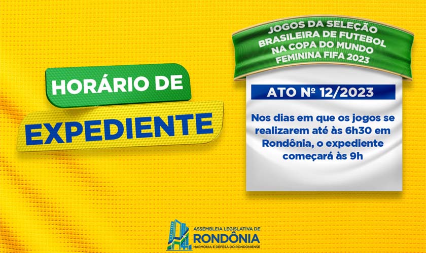 Alero estabelece horários para dias de jogos da Seleção Feminina na Copa do Mundo