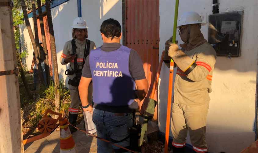 Polícias Militar e Civil realizam operação contra furto de energia em Porto Velho