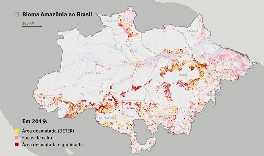 Queimadas na Amazônia afetam a saúde de milhares de pessoas