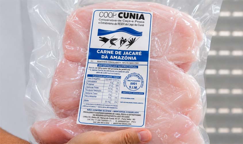 Carne de jacaré do Cuniã ganha destaque na Agrotec