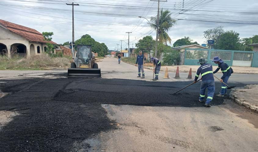 Equipes da Semosp trabalham nos distritos de Ji-Paraná